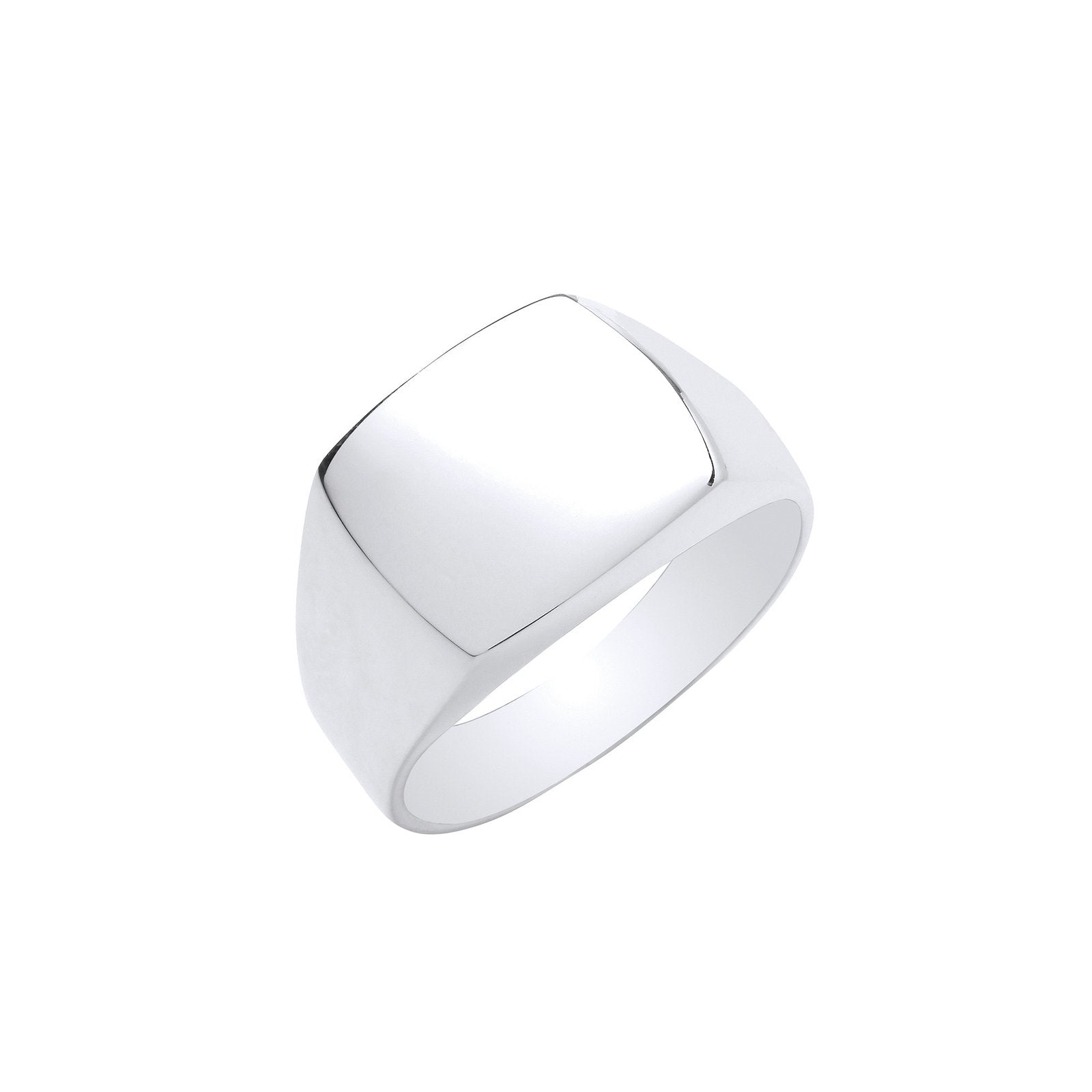 Silver Signet Ring - Fine Ring - Certified Authentic - Swiss Made - UK Stock - Insured Delive – Luxury Jewellery by Im